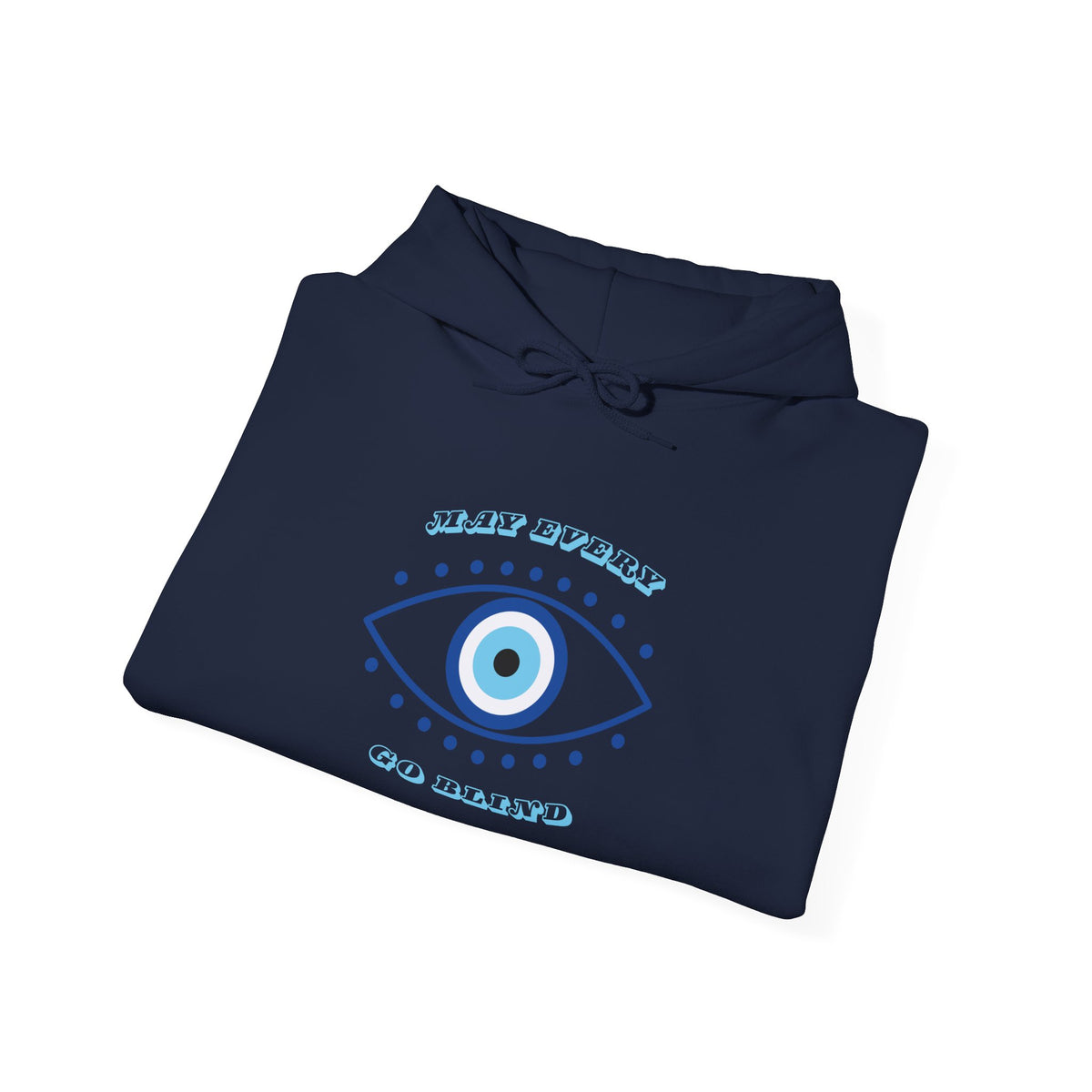 Evil Eye Hoodie | Protective Blue Eye Graphic Hooded Sweatshirt