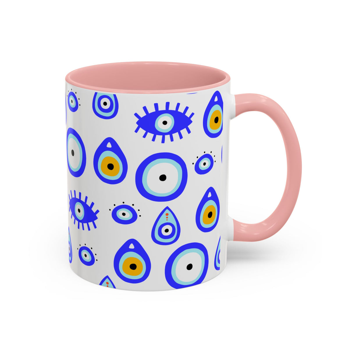 Evil Eye Accent Coffee Mug