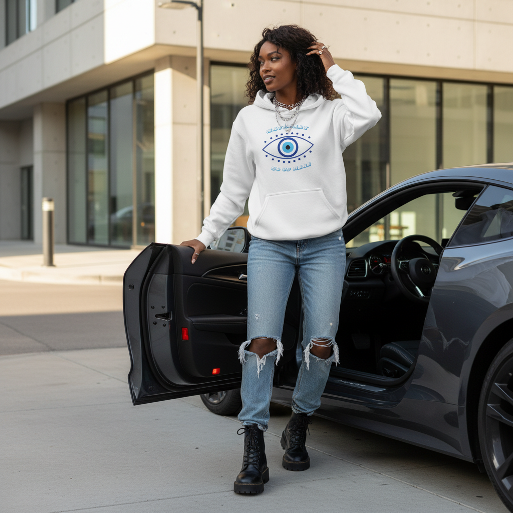 Evil Eye Graphic Hoodie