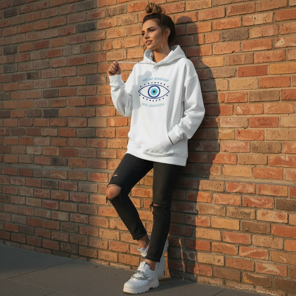 Evil Eye Graphic Hoodie