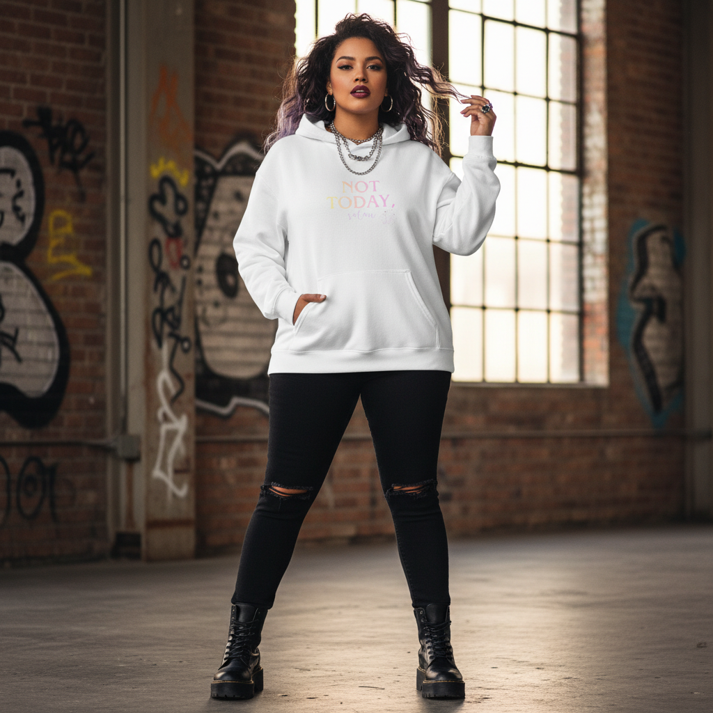 Not Today, Satan | Women's Graphic Hoodie