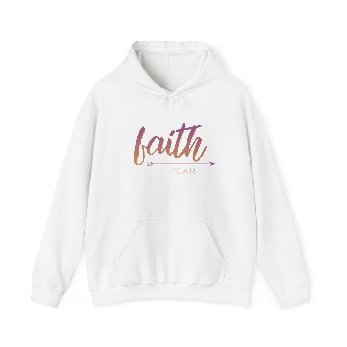 Faith Over Fear Hoodie | Inspirational Christian Hooded Sweatshirt