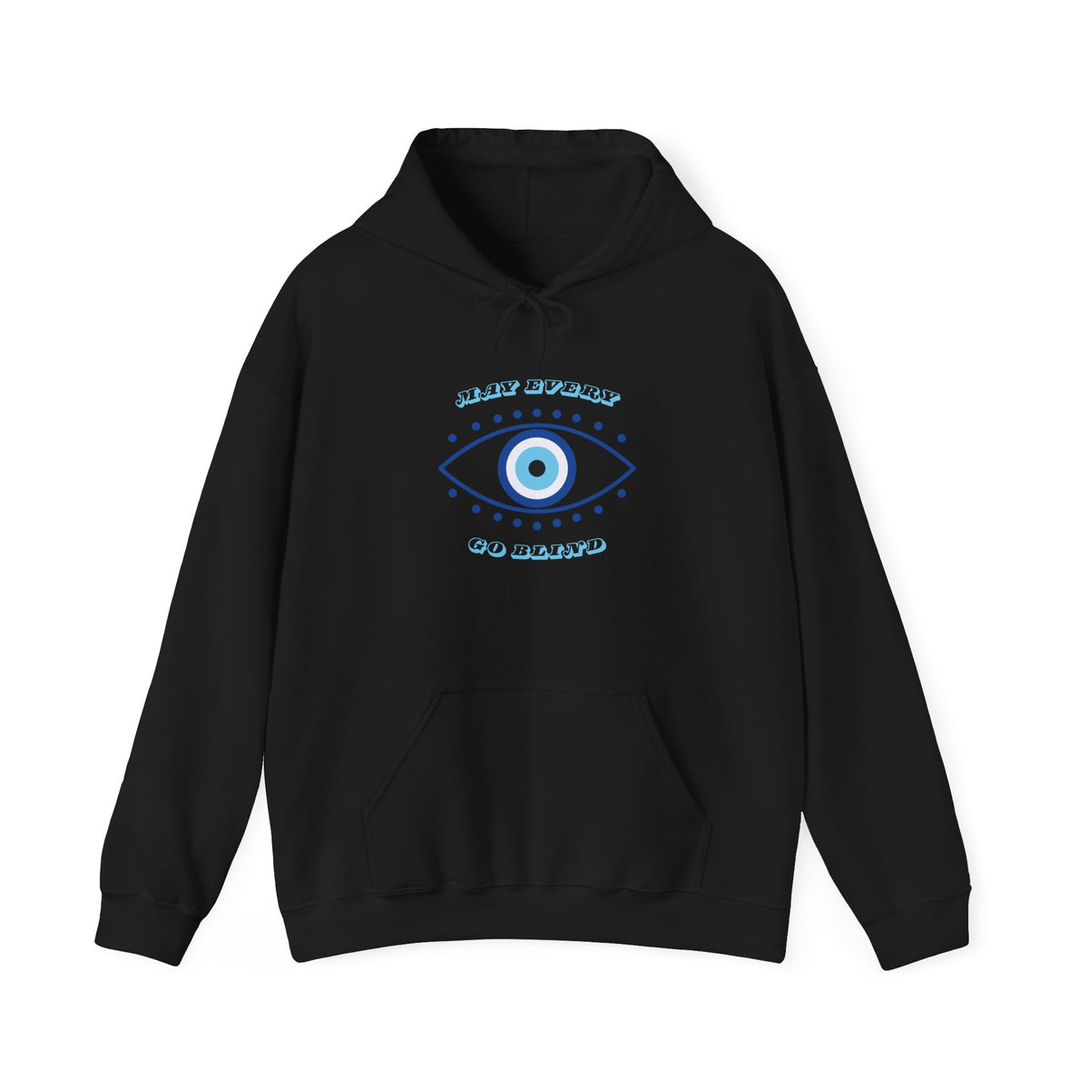 Evil Eye Hoodie | Protective Blue Eye Graphic Hooded Sweatshirt