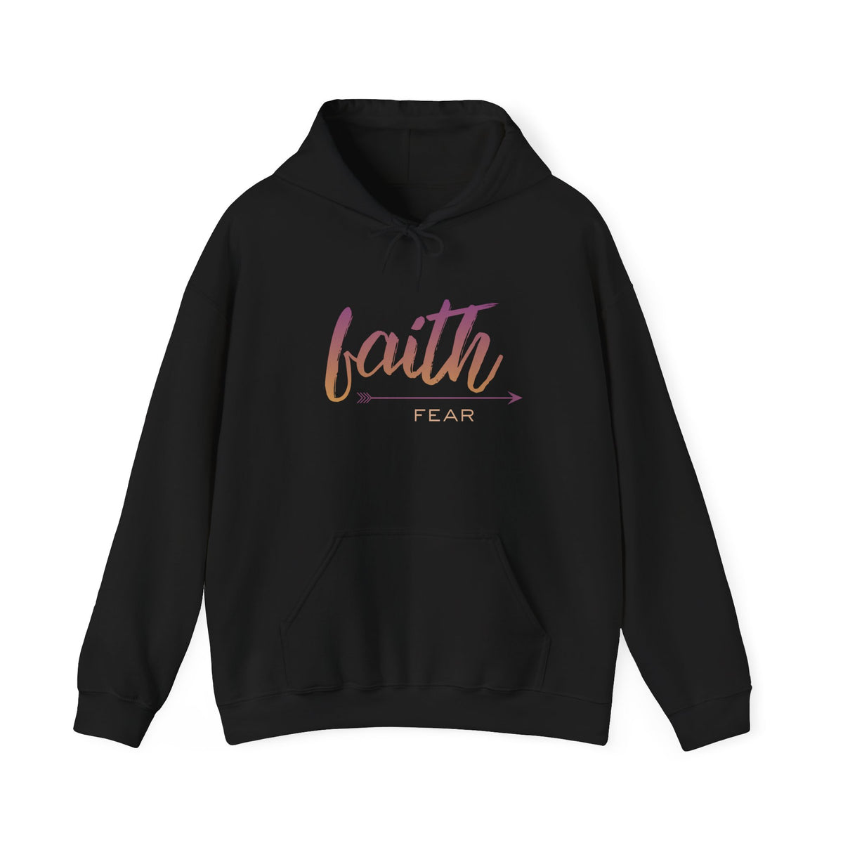 Faith Over Fear Hoodie | Inspirational Christian Hooded Sweatshirt