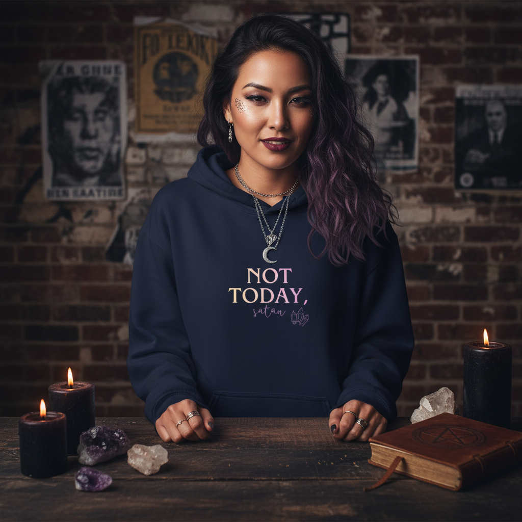 Not Today, Satan | Women's Graphic Hoodie