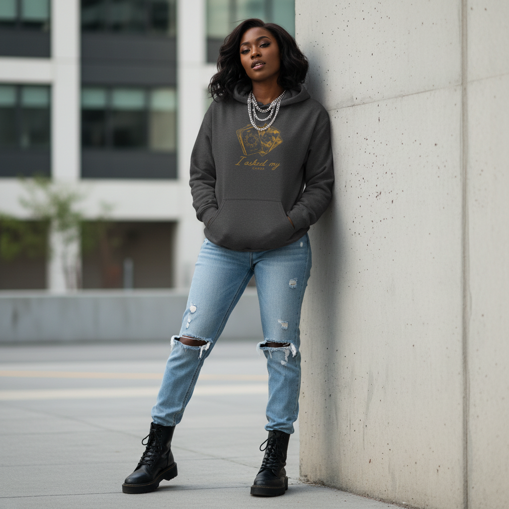 I Asked My Cards | Tarot Graphic Hoodie