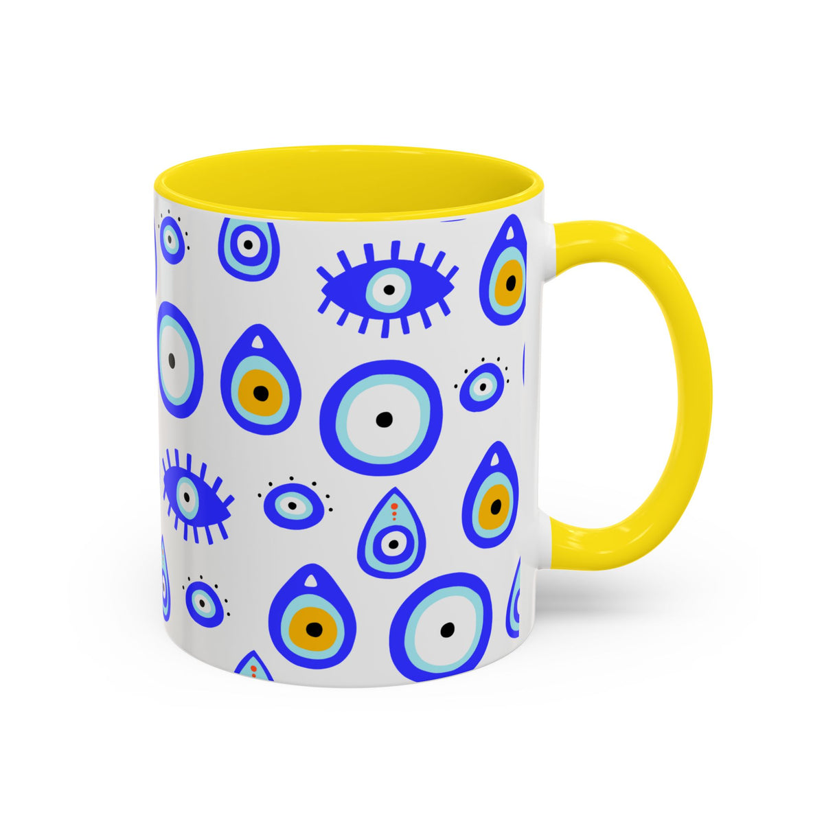 Evil Eye Accent Coffee Mug