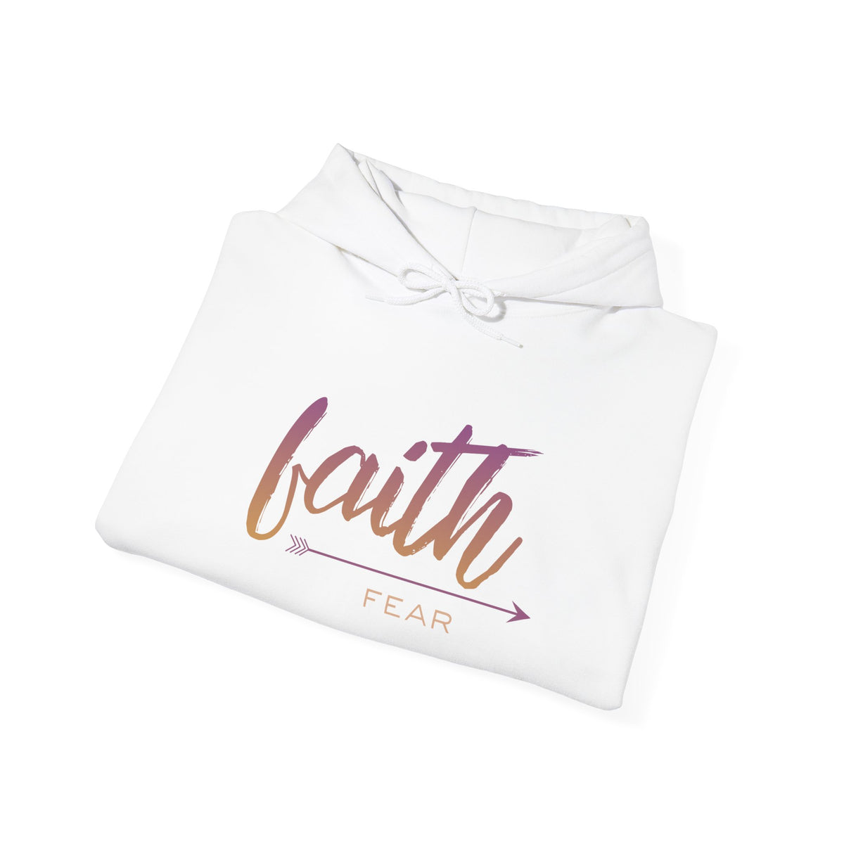 Faith Over Fear Hoodie | Inspirational Christian Hooded Sweatshirt