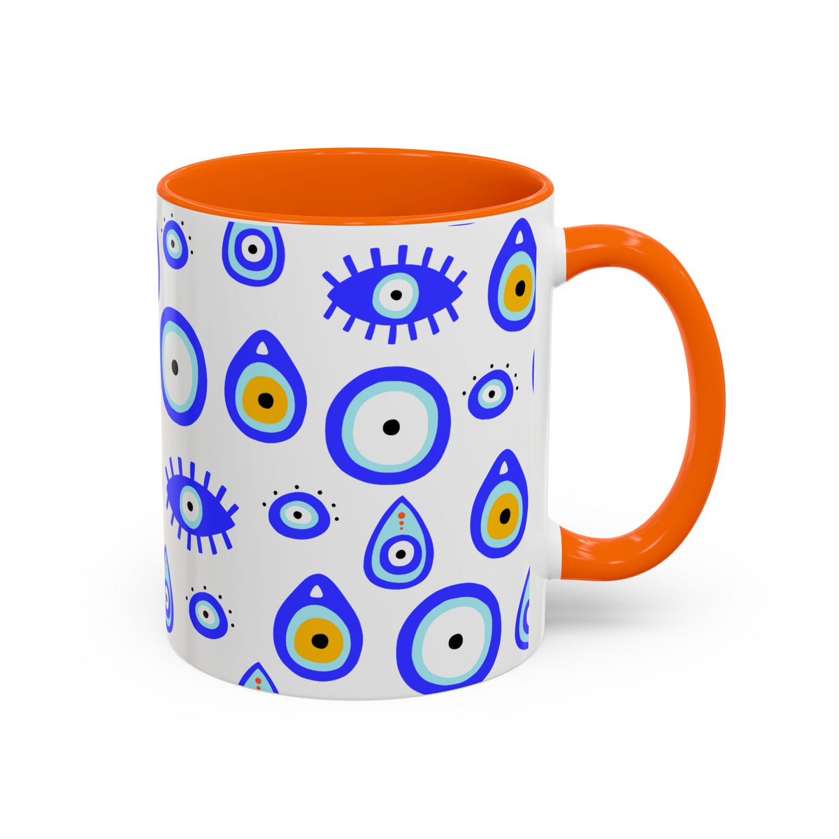 Evil Eye Accent Coffee Mug