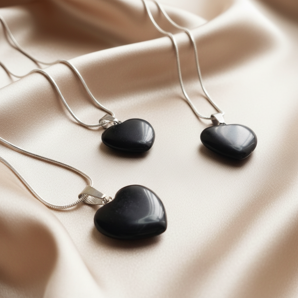 ONYX |  925-Silver Snake Chain Gemstone Necklace