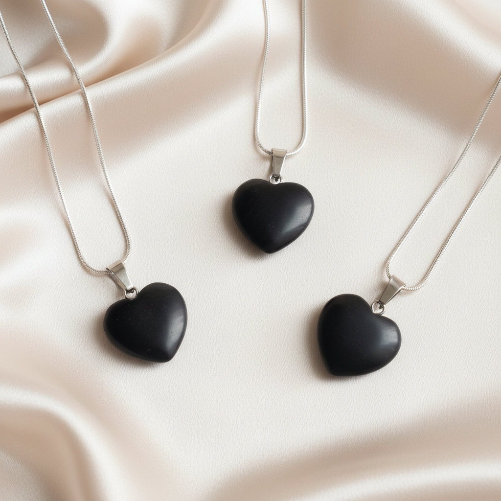 ONYX |  925-Silver Snake Chain Gemstone Necklace