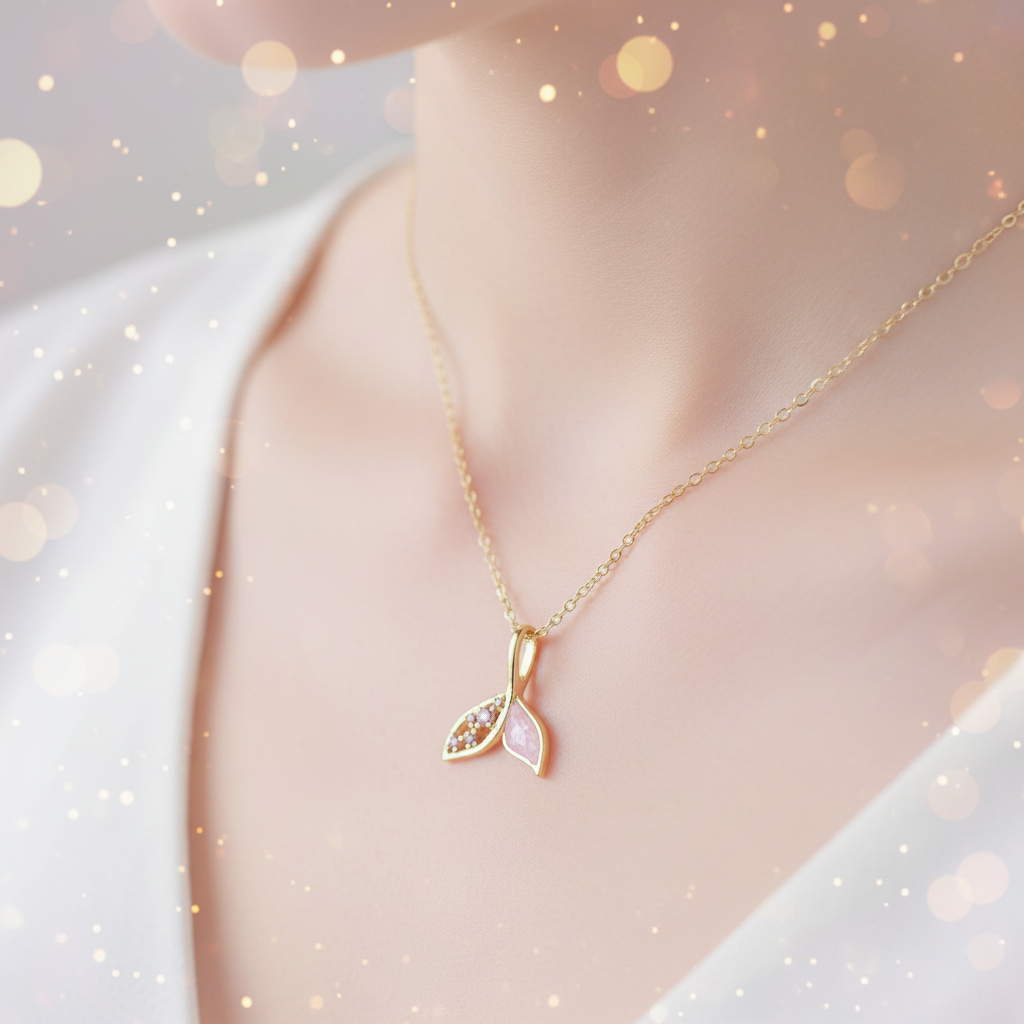 ANCHORED Mermaid Tail Necklace | Faith-Inspired Ocean Jewelry Symbolizing Trust &amp; Renewal