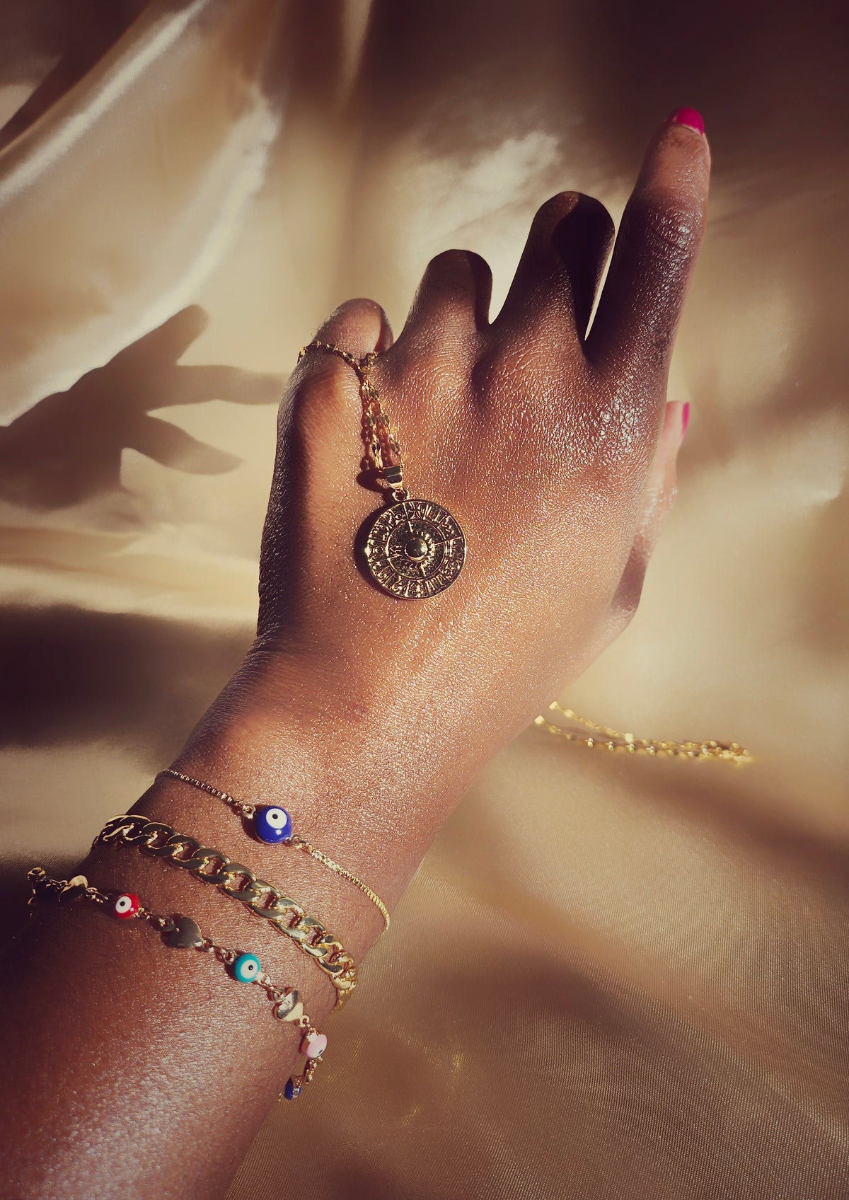 LOVER | 18K Gold- Filled Cuban Link Chain Choker Necklace + Bracelet Set