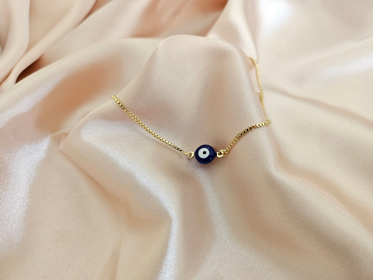 NAZAR | 14k Gold Evil Eye Protection Bracelet
