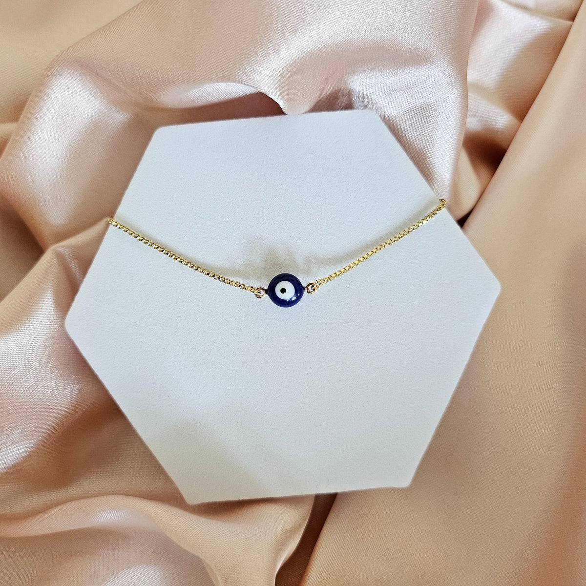 NAZAR | 14k Gold Evil Eye Protection Bracelet