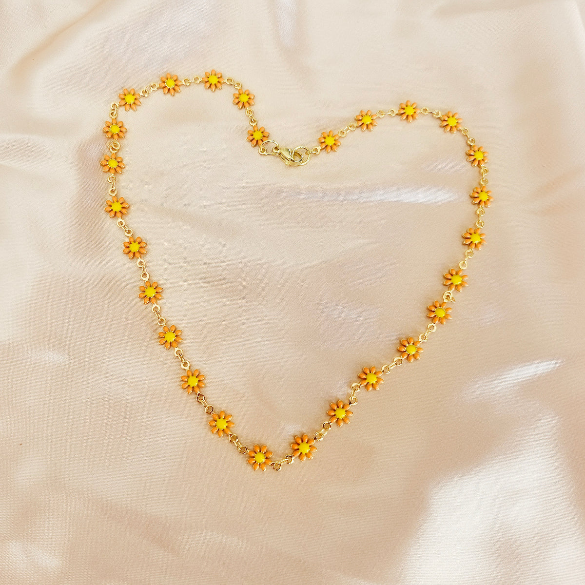 FLOWER POWER | 14K Gold Whimsical Flower Charm Necklace