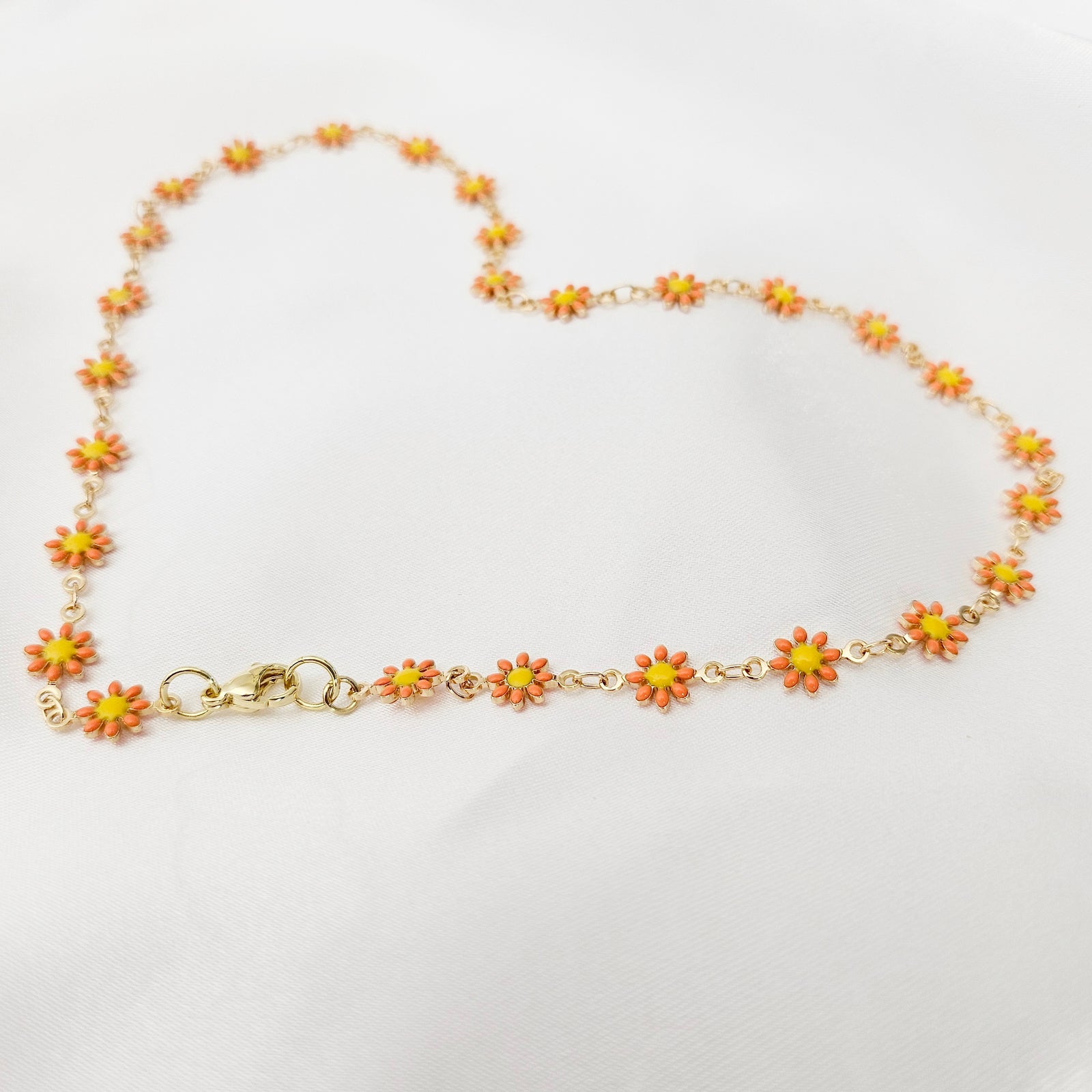 FLOWER POWER | 14K Gold Whimsical Flower Charm Necklace