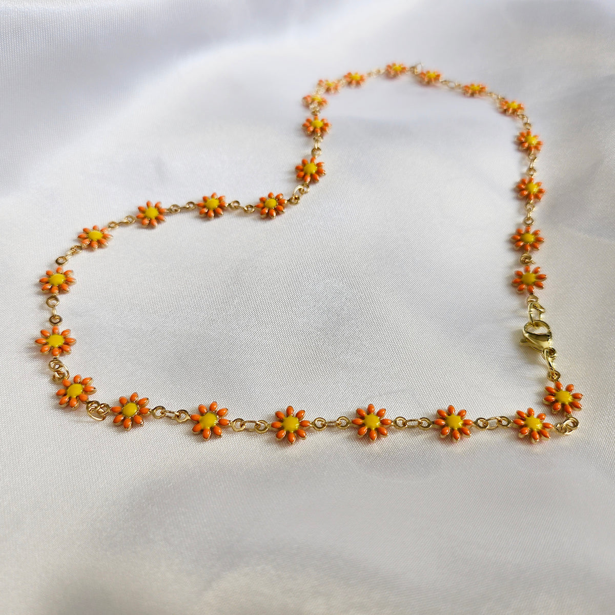 FLOWER POWER | 14K Gold Whimsical Flower Charm Necklace