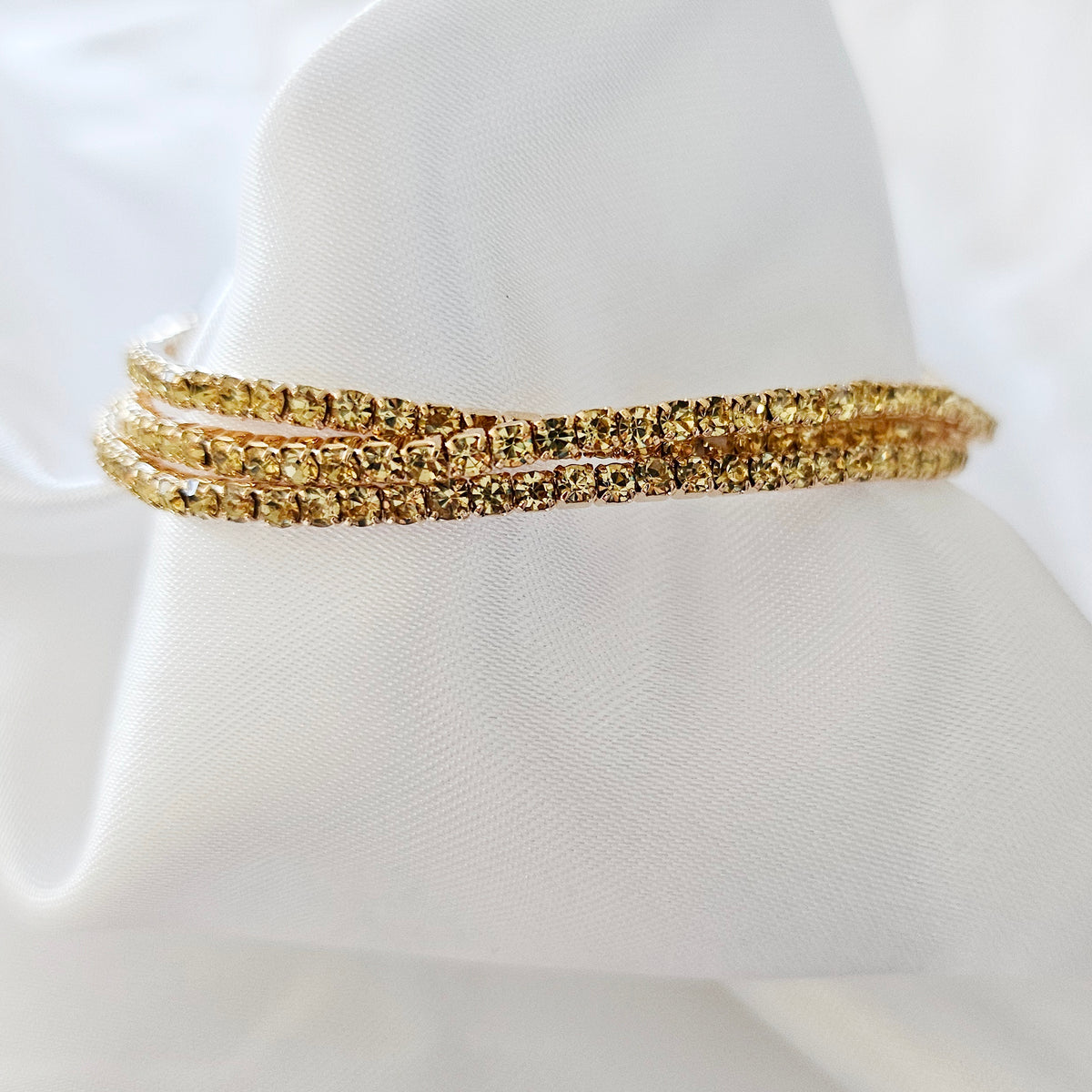 Aurora | 14K Gold Delicate Tennis Bracelet Set