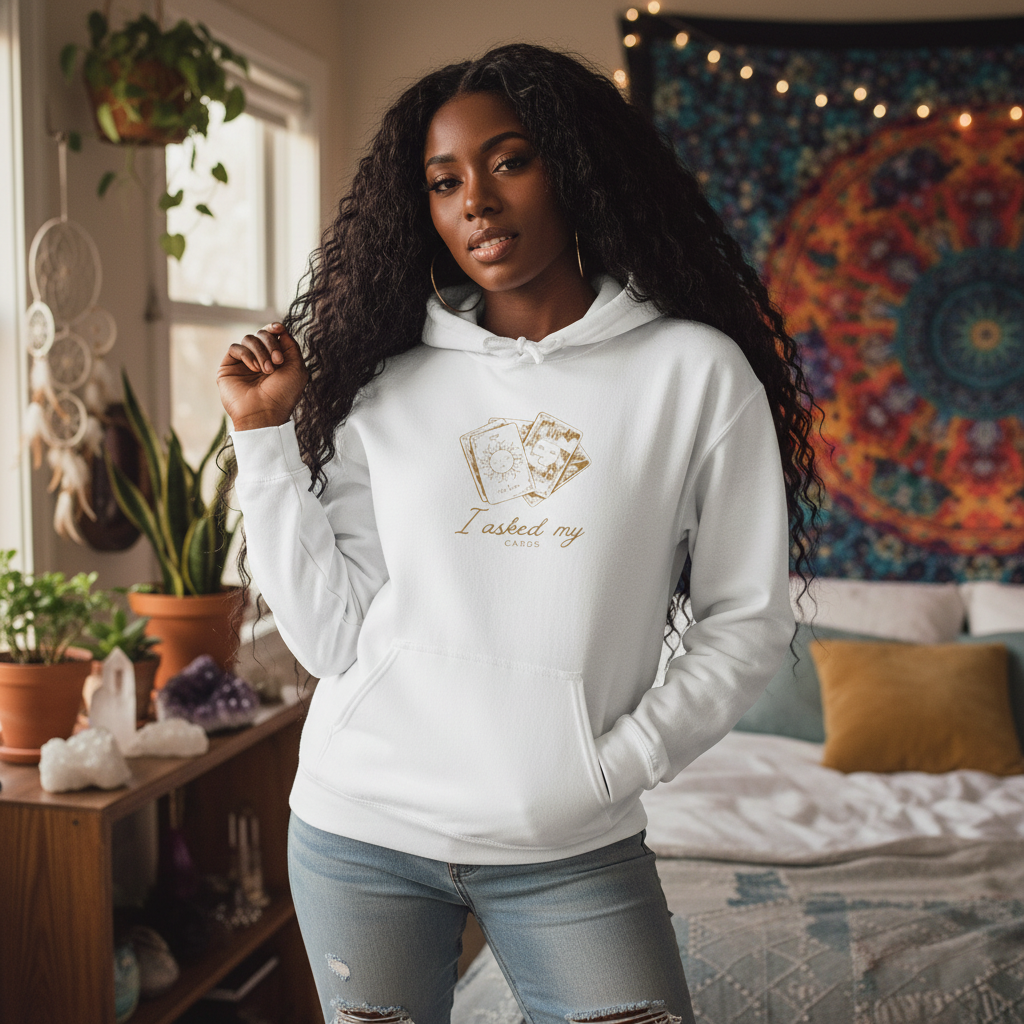 I Asked My Cards | Tarot Graphic Hoodie
