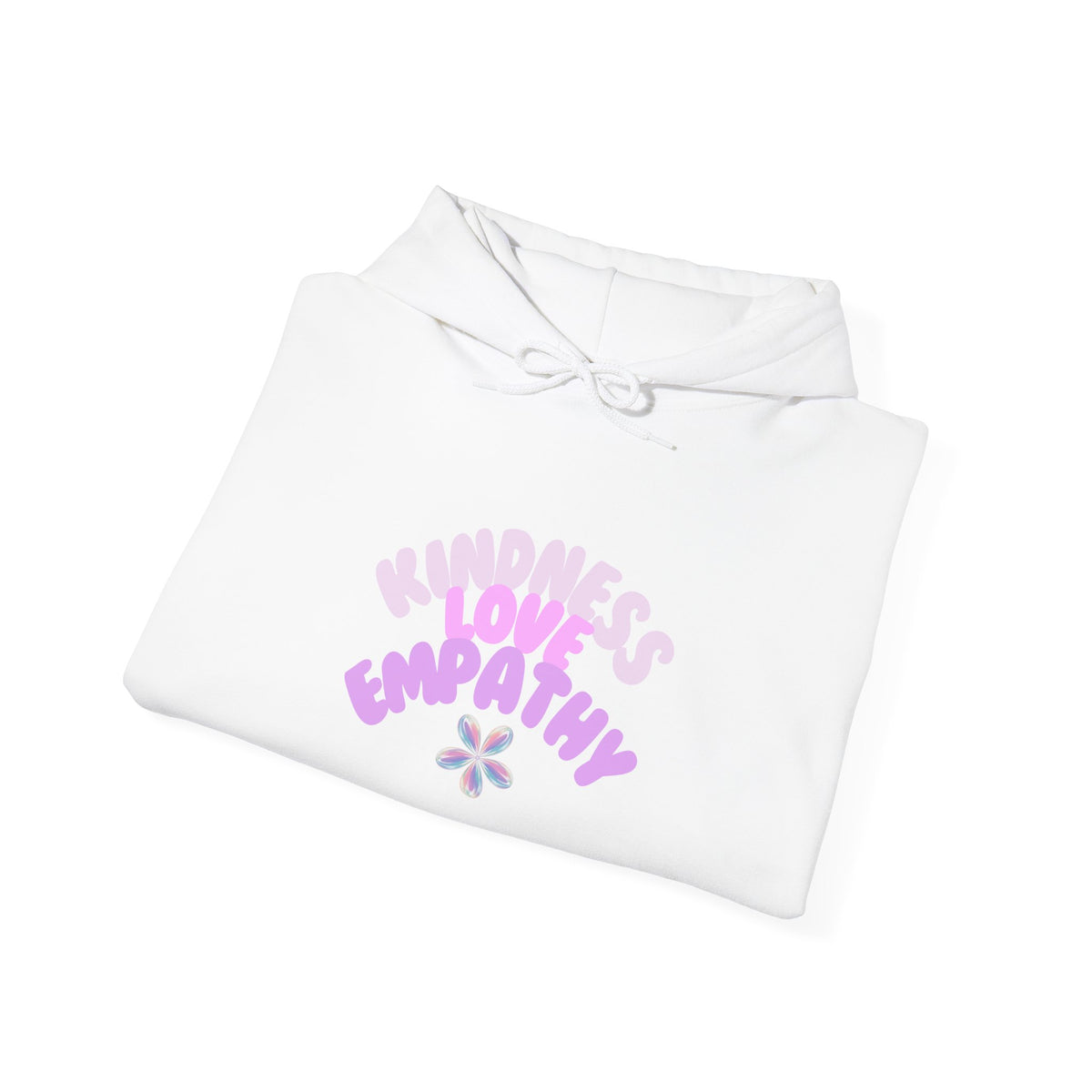 Empathy &amp; Kindness Hoodie | Pastel Love Graphic Pullover