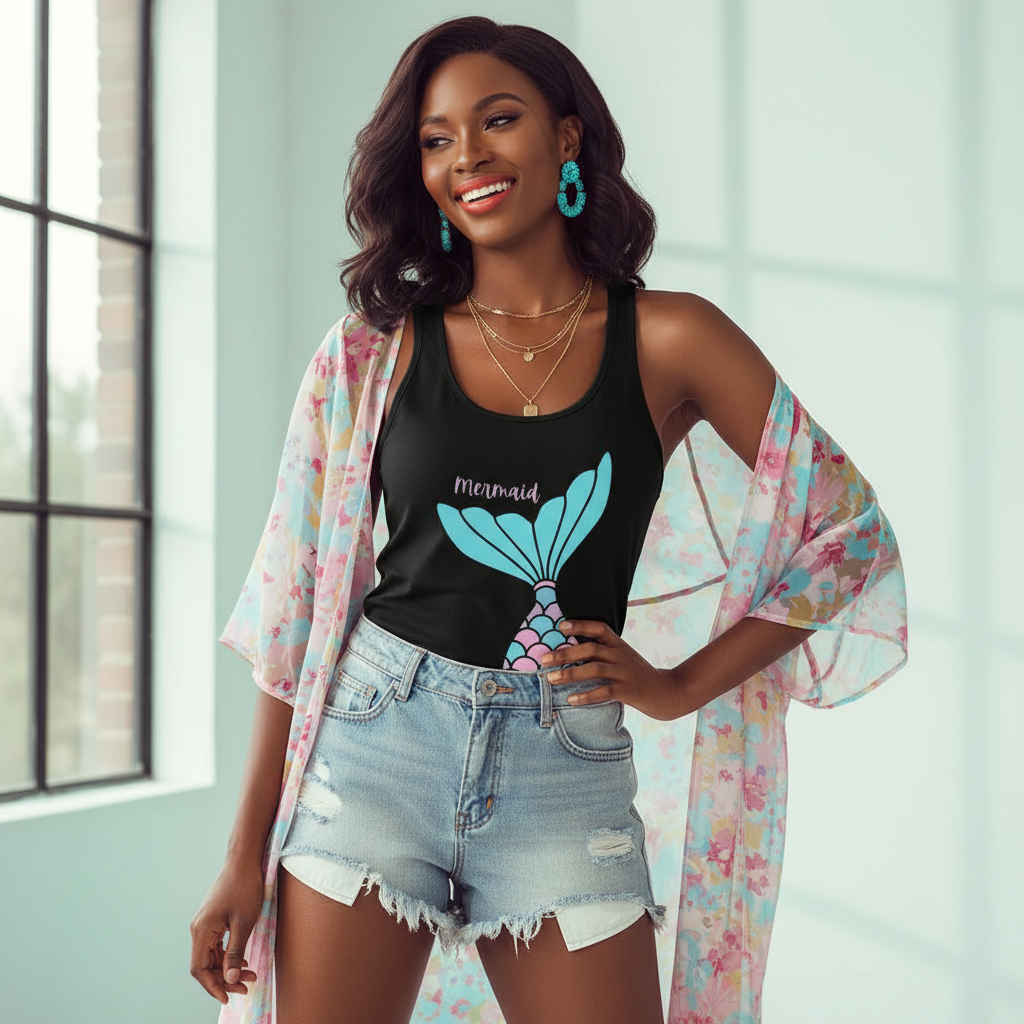 MERMAID VIBES | Women's Mermaid Tank Top