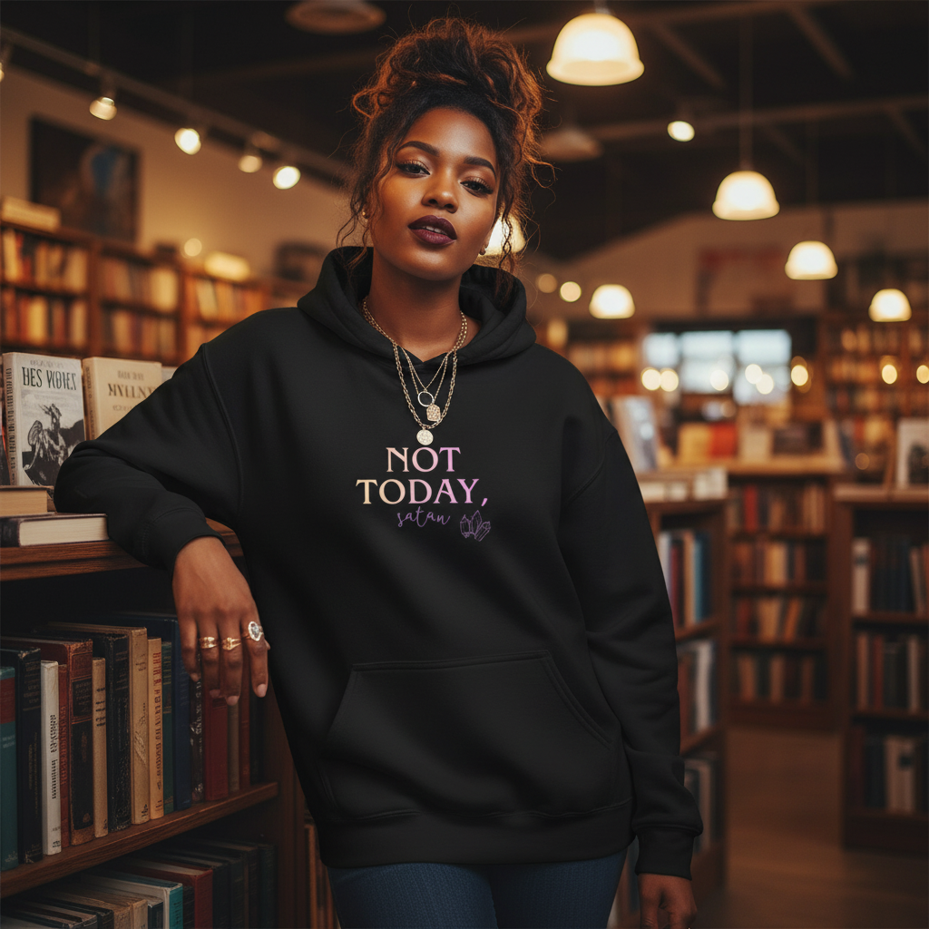 Not Today, Satan | Women's Graphic Hoodie