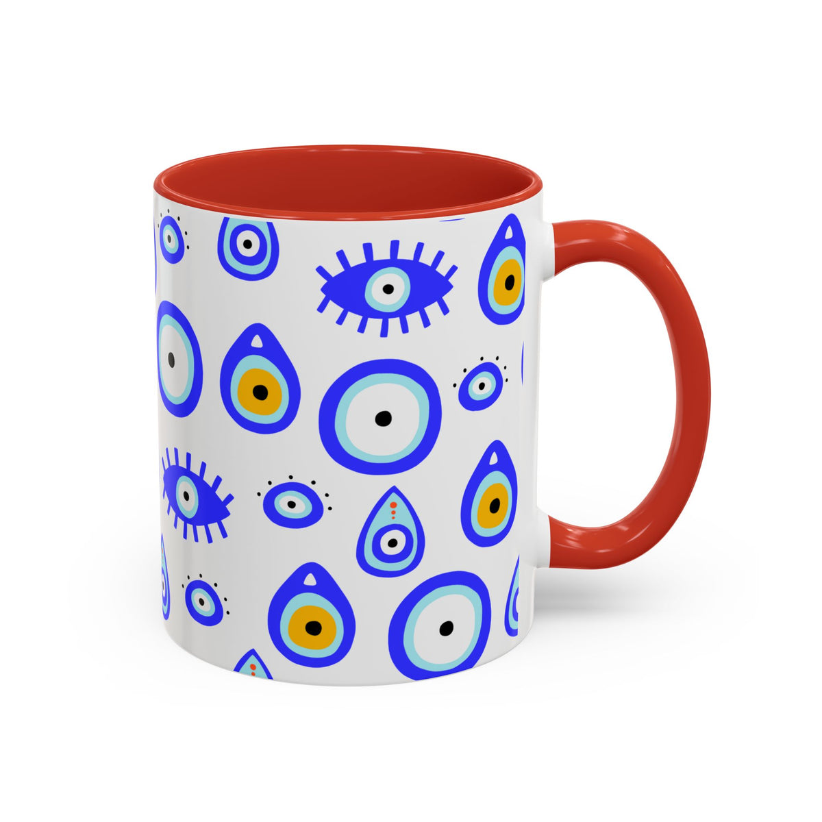 Evil Eye Accent Coffee Mug