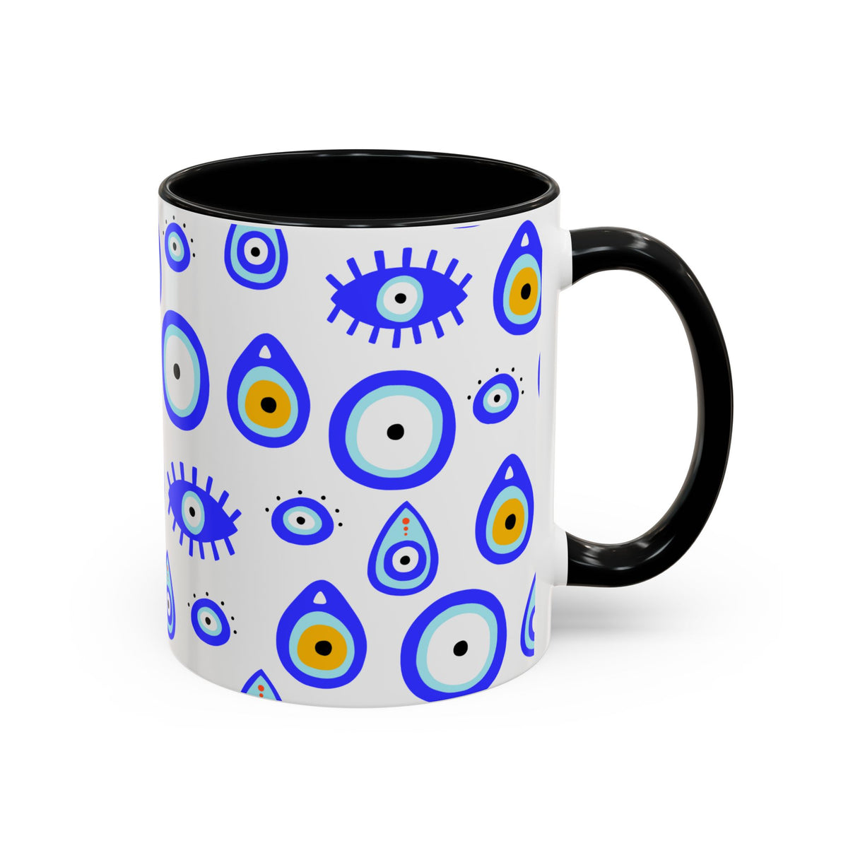 Evil Eye Accent Coffee Mug