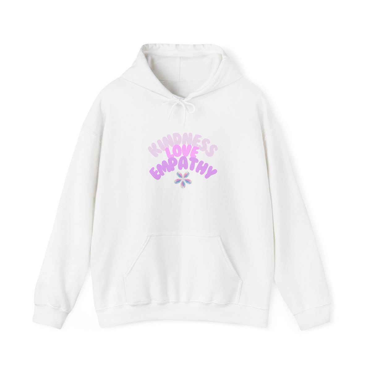 Empathy &amp; Kindness Hoodie | Pastel Love Graphic Pullover