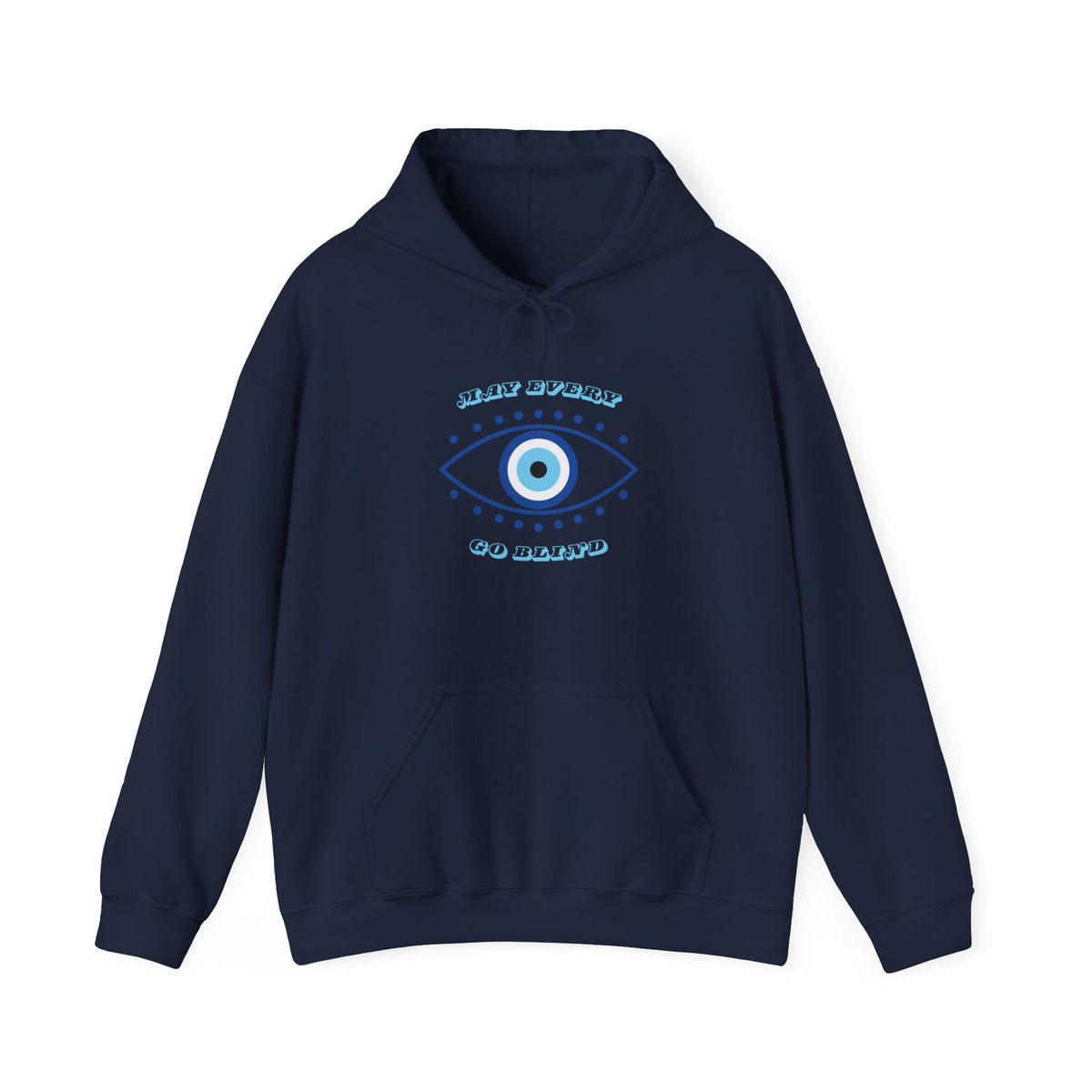 Evil Eye Hoodie | Protective Blue Eye Graphic Hooded Sweatshirt