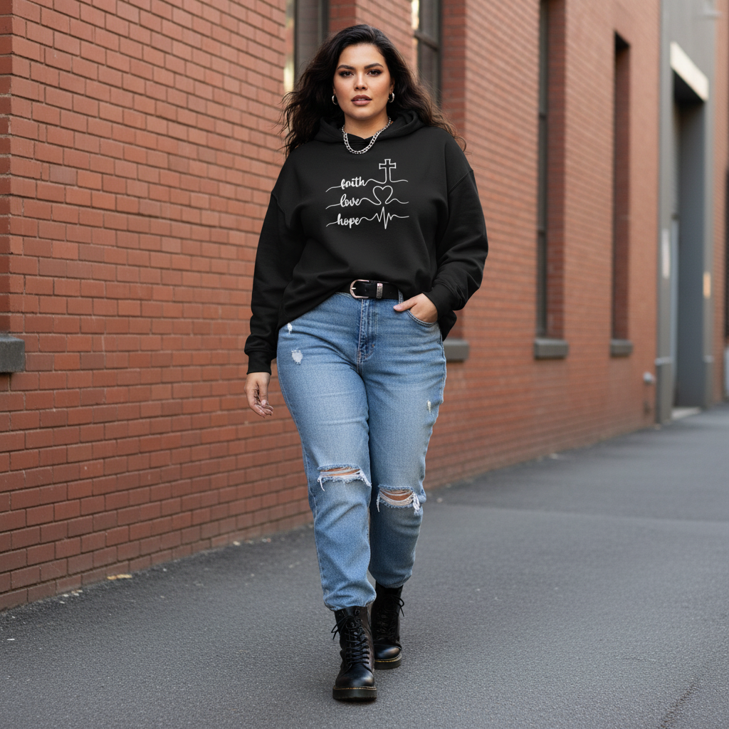 Faith Love Hope Hoodie