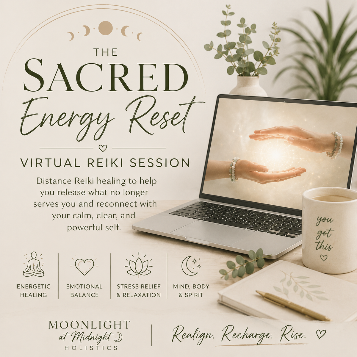 Sacred Energy Reset: Reiki Session
