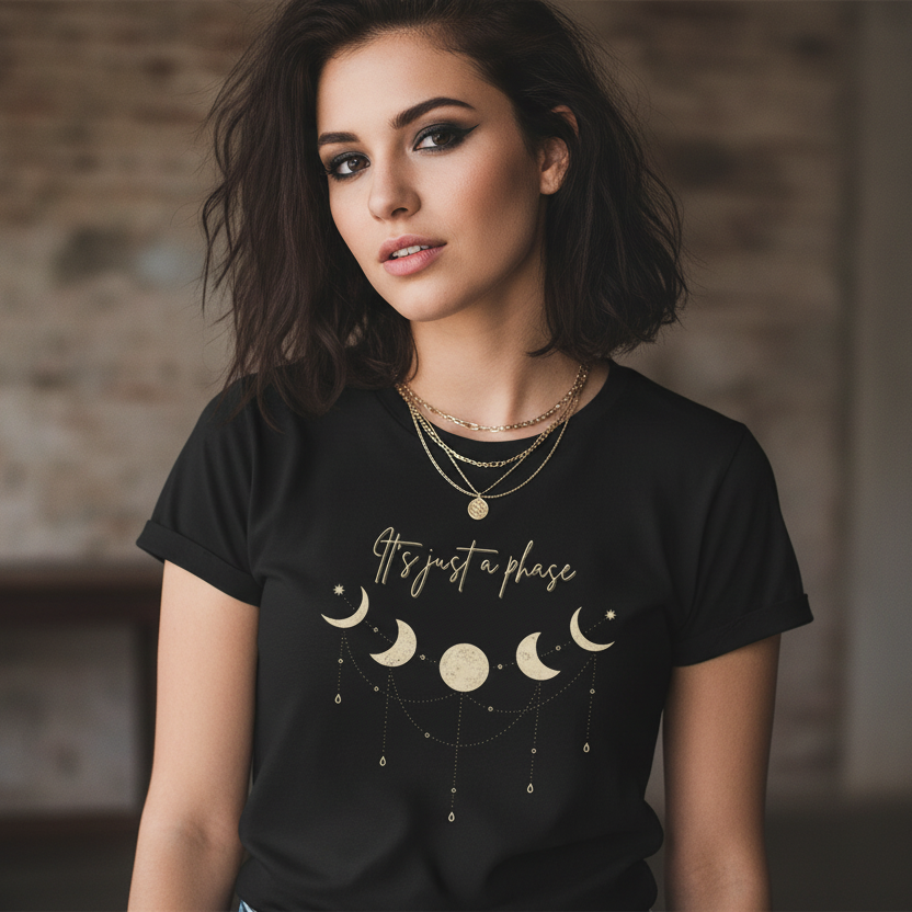 It's Just a Phase | Moon Phase T Shirt