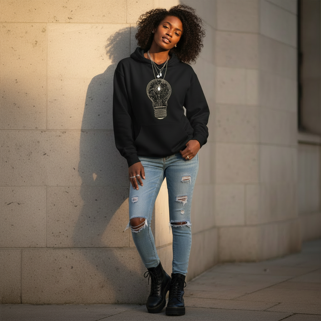 SPARK | Celestial Lightbulb Hoodie