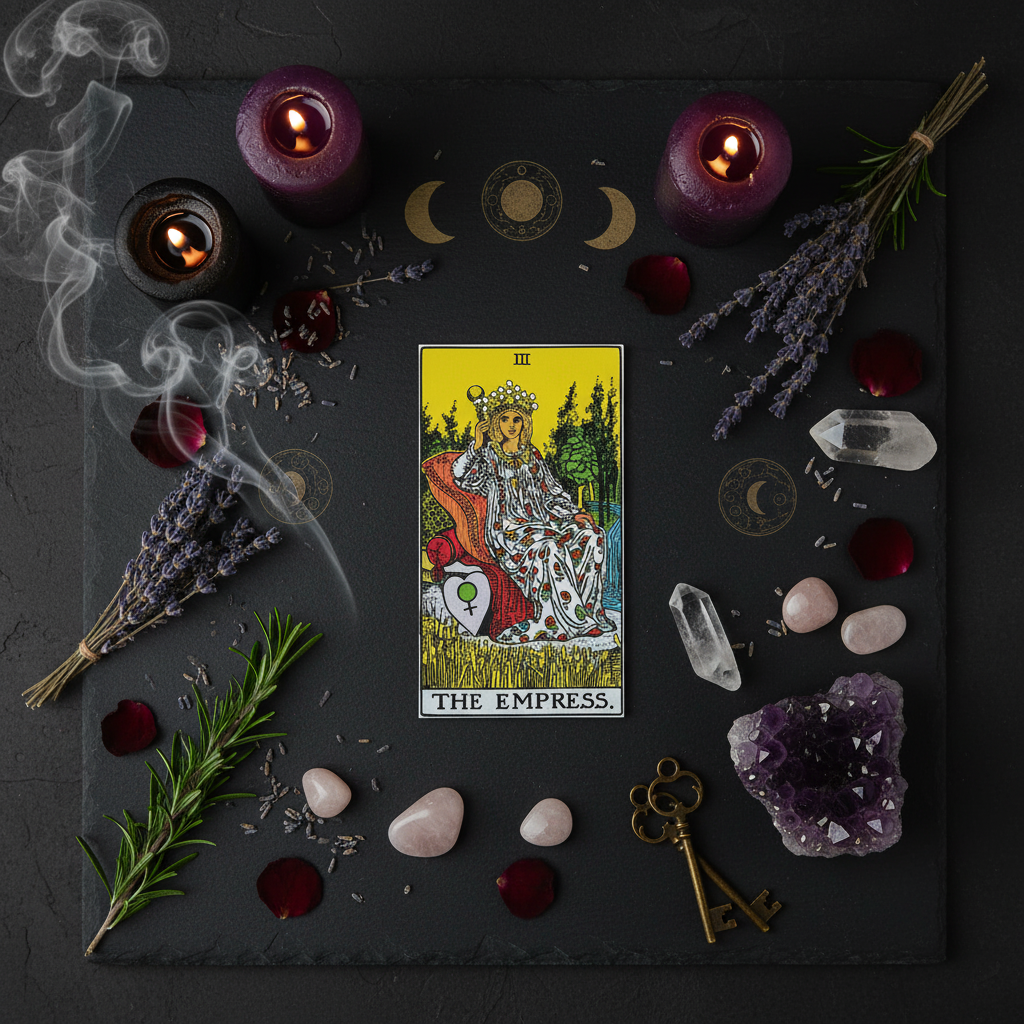 The Empress Tarot Card Journal | Hardcover Manifesting Journal