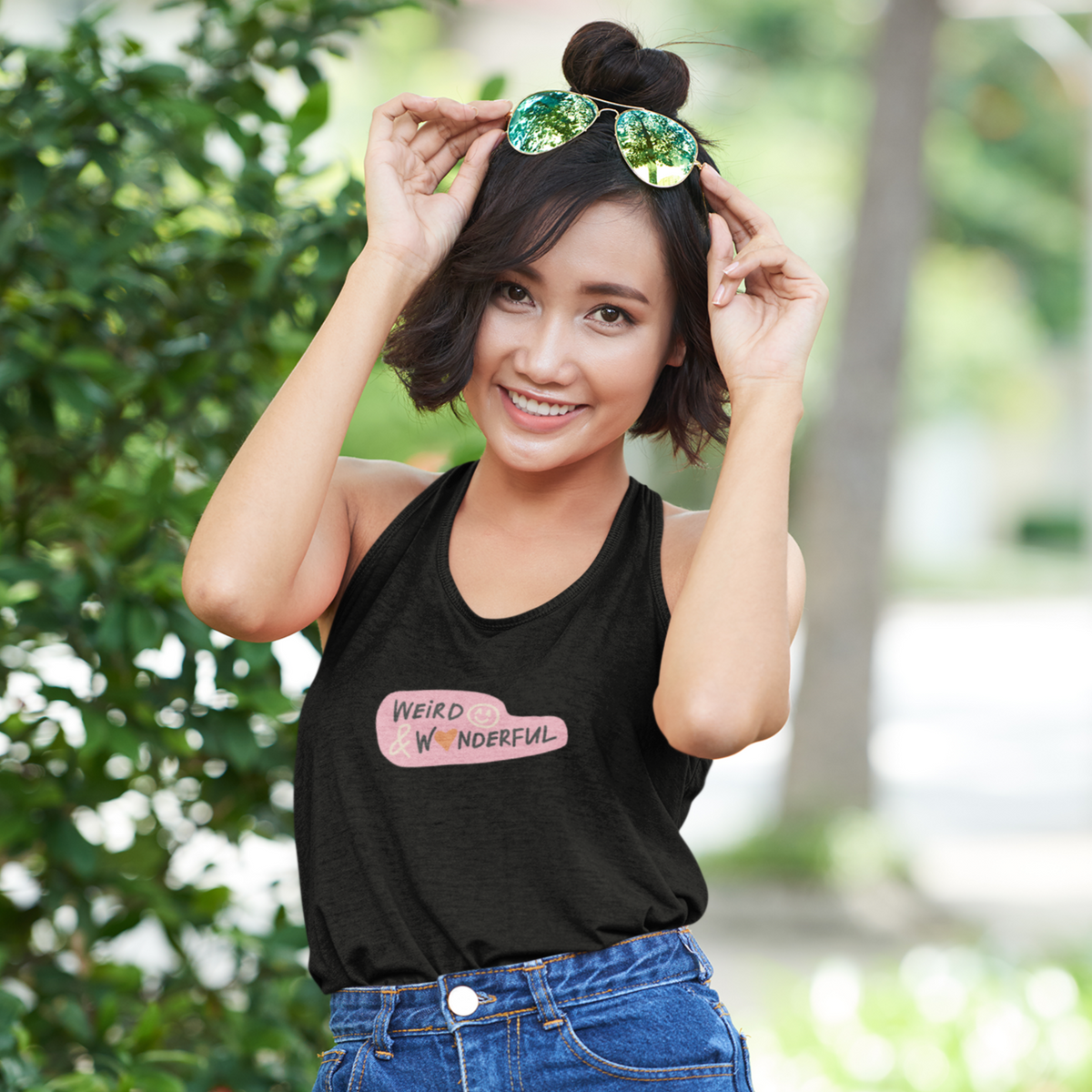 Weird &amp; Wonderful | Women&#39;s Racerback Yoga Tank Top