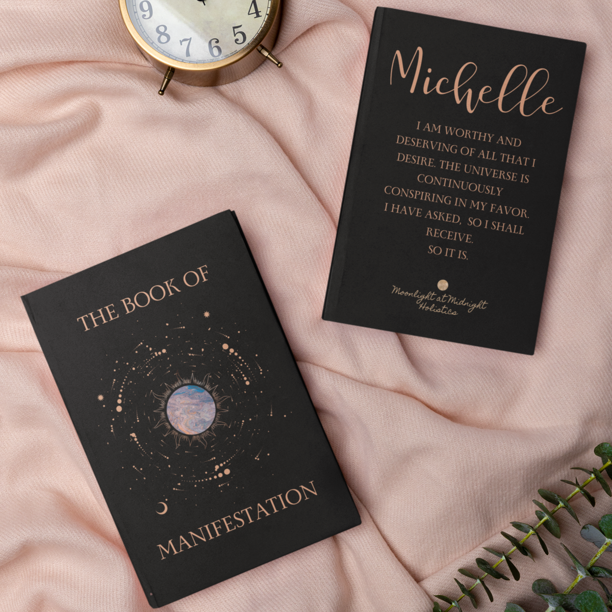 Personalized Book of Manifestation | Law of Attraction Scripting Journal