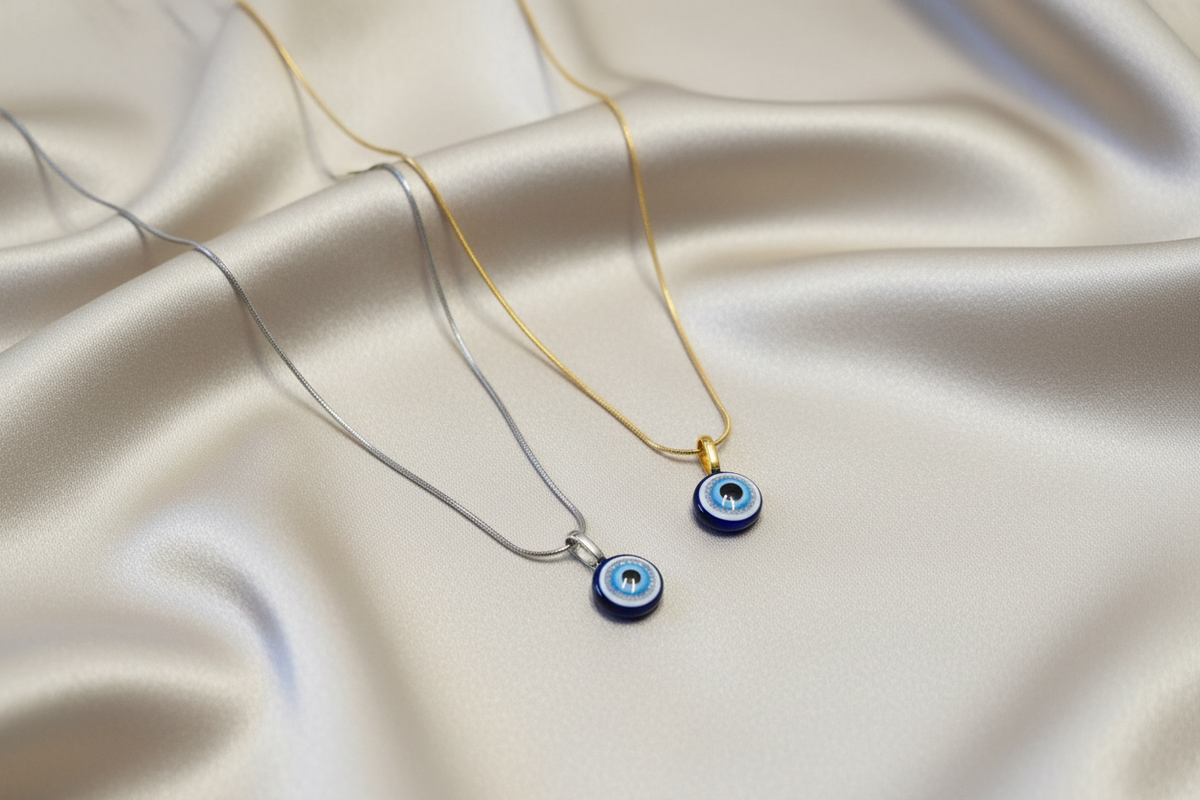 Nazar Evil Eye Necklace | Minimalist Spiritual Jewelry