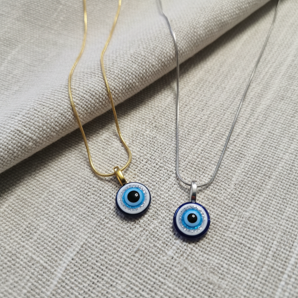 Nazar Evil Eye Necklace | Minimalist Spiritual Jewelry