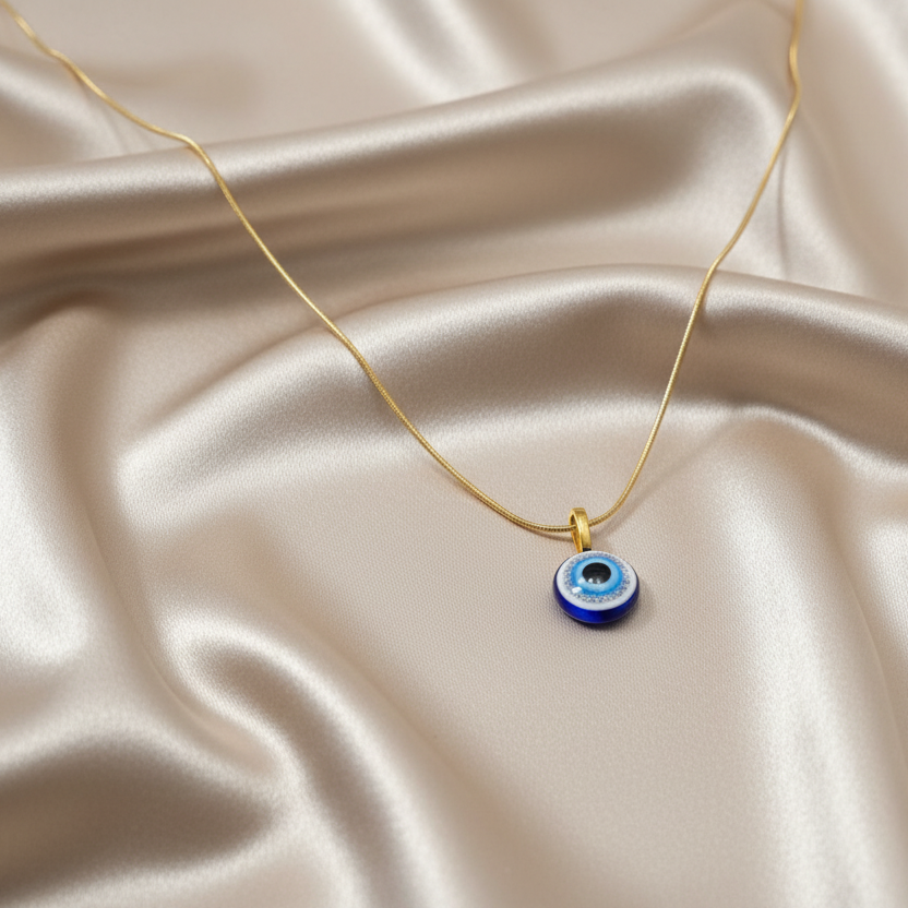 Nazar Evil Eye Necklace | Minimalist Spiritual Jewelry