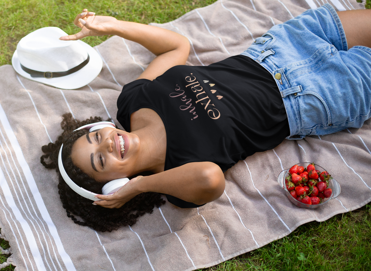 Inhale. Exhale. Women&#39;s Motivational T-Shirt