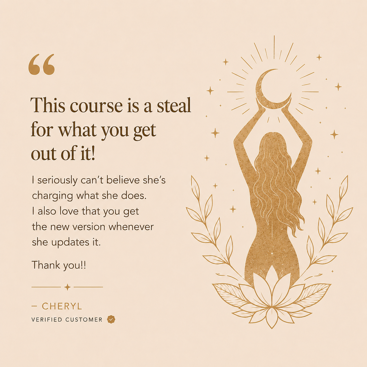 The Goddess Cycle: Digital Healing Course for Women Recovering from Burnout &amp; Survival Mode