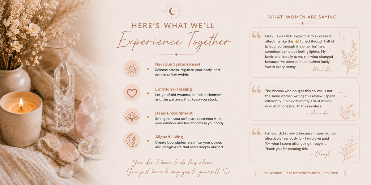 The Goddess Cycle: Healing &amp; Embodiment Journey for Spiritually Sensitive Women