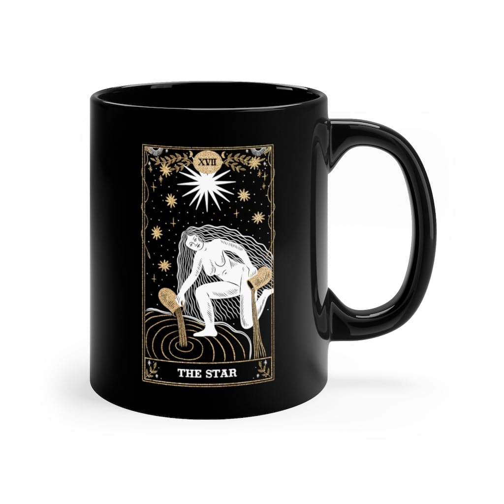 THE STAR Tarot Card Tea & Coffee Mug | Astrology Gifts | Meditation Coffee Cup | Spiritual, Mystical Gifts | Tea Leaf Reading