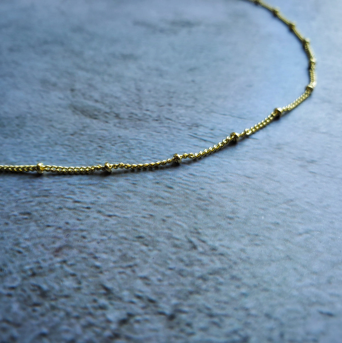 SATELLITE | 14K Gold Satellite Chain Necklace