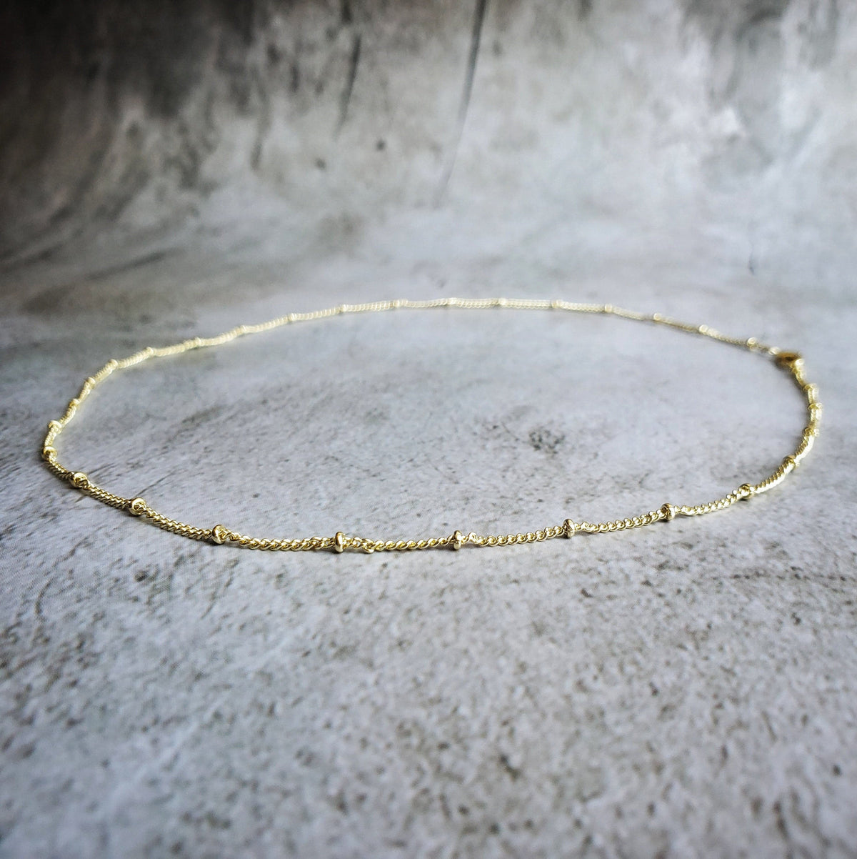 SATELLITE | 14K Gold Satellite Chain Necklace