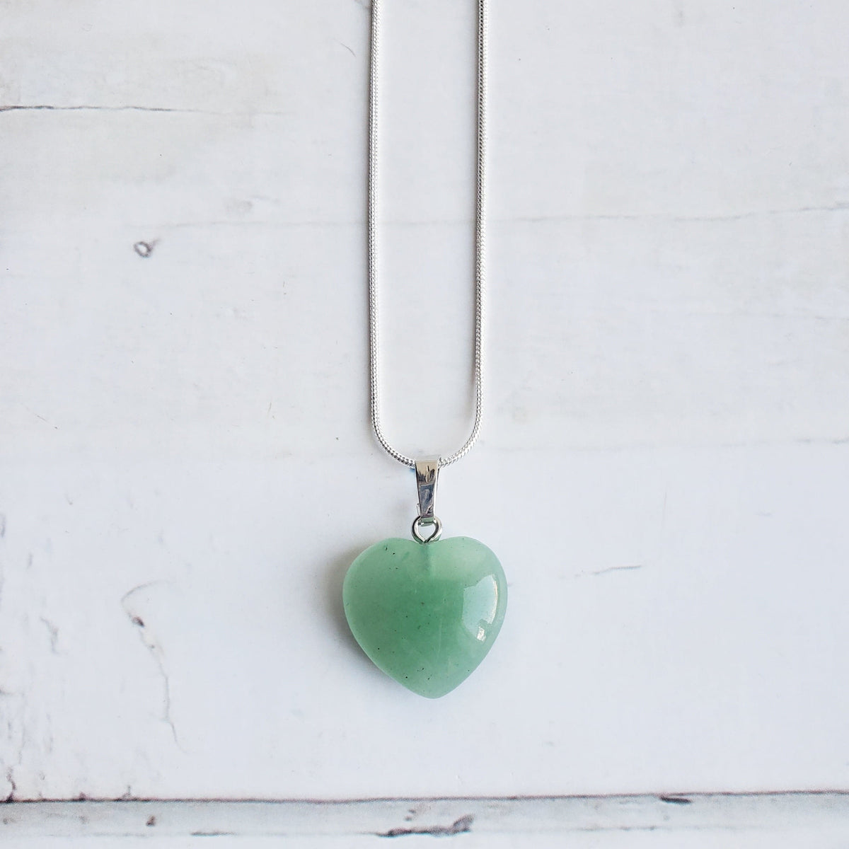 AVENTURINE | Sterling Silver Crystal Necklace