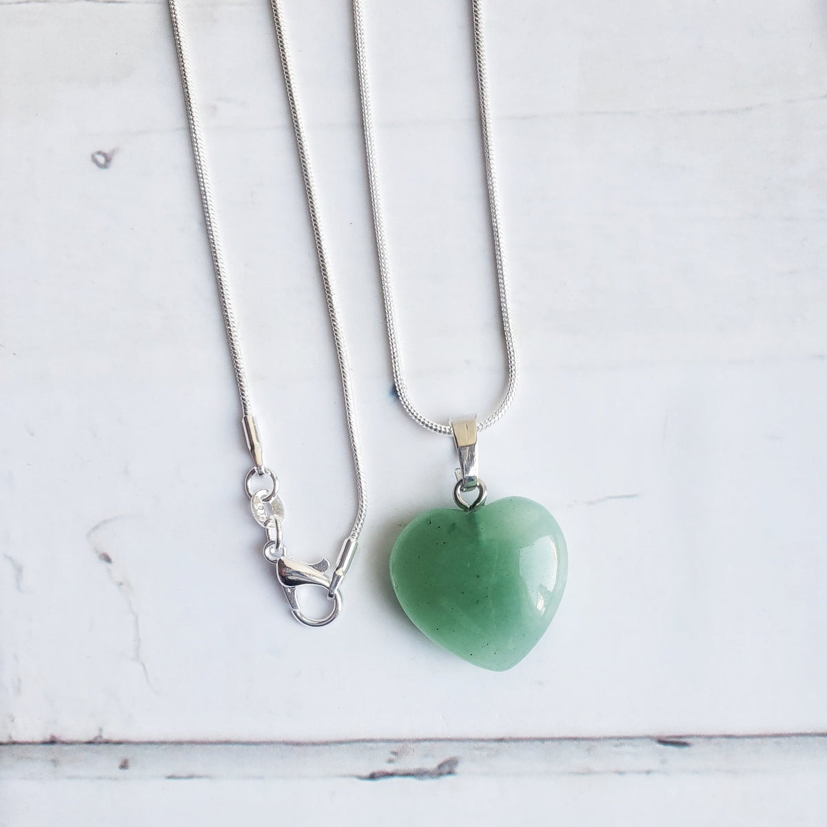 AVENTURINE | Sterling Silver Crystal Necklace