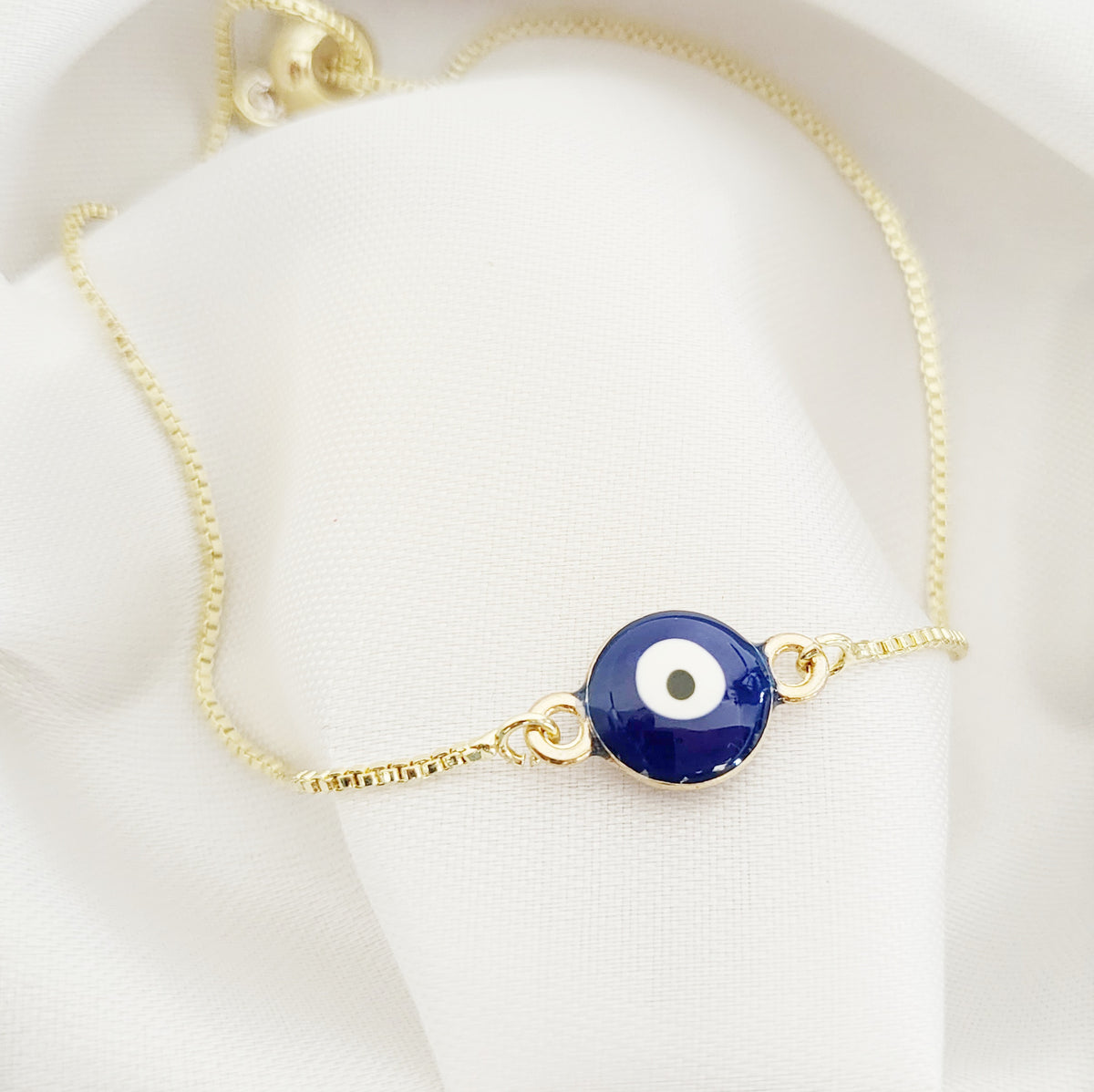 NAZAR | 14k Gold Evil Eye Protection Bracelet